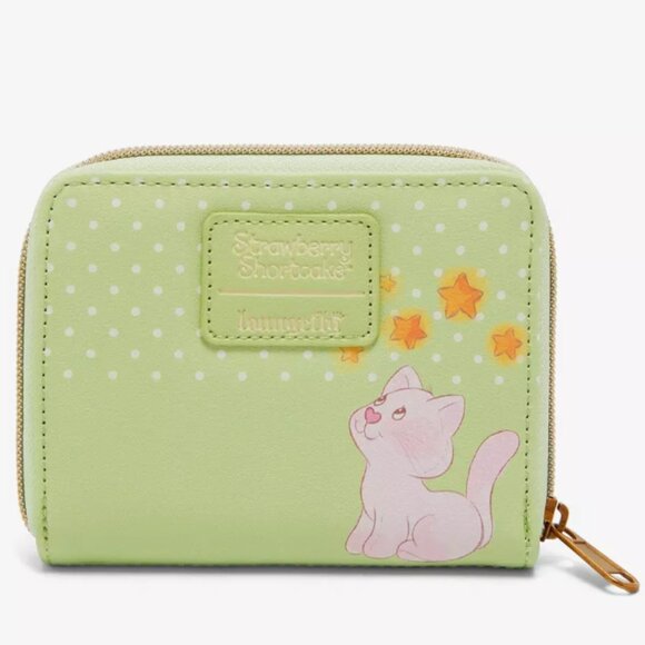 Loungefly Strawberry Shortcake Slumber Party Mini Zipper Wallet New With Tags - Picture 2 of 3